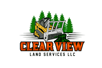 design a land clearing logo that appeals customers
