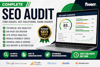 find SEO errors and create a complete audit report