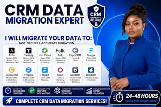 migrate data to attio twenty crm  close folk espocrm frappe odoo doliber