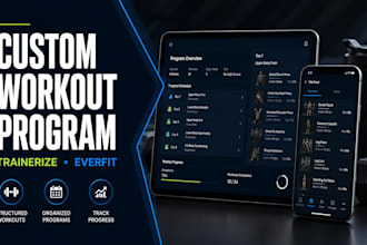 design custom workout programs for trainerize and everfit