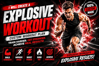 create a powerful full body explosive workout program