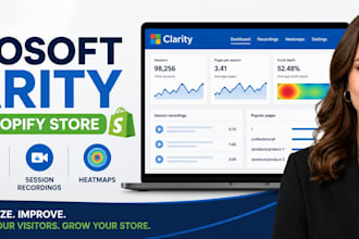 set up microsoft clarity analytics on your shopify store
