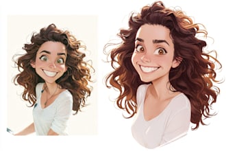 draw a  amazing cartoon caricature art