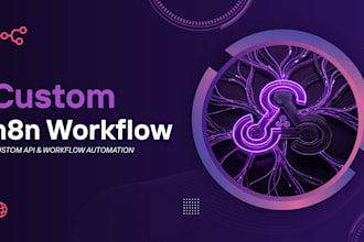build custom n8n workflows and API automations