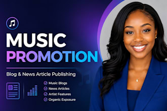 promote music article publish music blog google news music magazine website seo