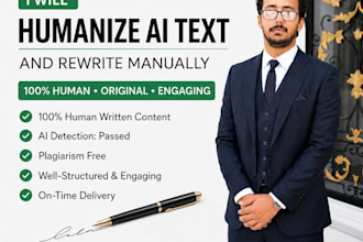 humanize ai text and rewrite it manually