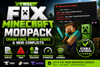 fix minecraft modpack crash logs error codes mod conflicts compatibility issues