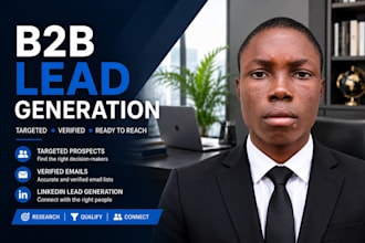 do b2b lead generation linkedin lead generation and email list building