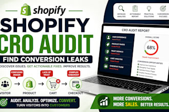 do a shopify cro audit and conversion rate optimization