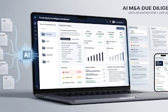 automate m and a data room review for private equity firms diligence workflow