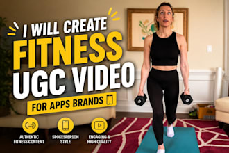 create engaging ugc video ads for fitness, gym sports brands