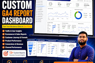 create a custom ga4 report dashboard for your business