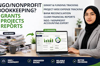provide ngo bookkeeping services in quickbooks