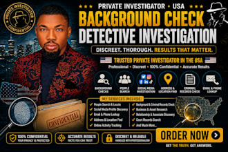 private investigator USA background check detective investigation