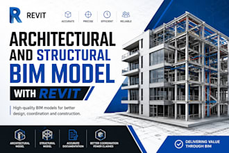 do your architectural and structural bim model with revit