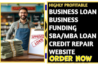 build business loan sba loan credit repair funding consultant website