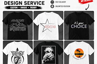 design custom t shirt graphics for your brand