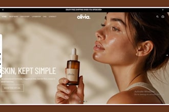 design skincare shopify store skincare shopify beauty website skincare website