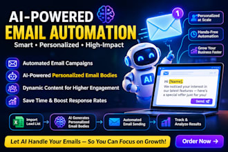 create automated ai email sender or replier
