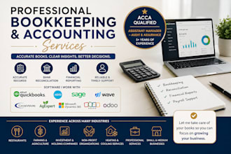 do bookkeeping and accounting for your business