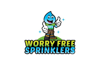 design unique water drop logo for sprinkler company