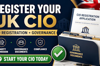 register your UK cio and prepare your charity governance documents
