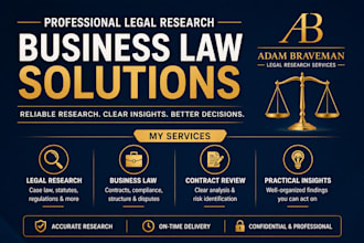 be your business lawyer for business law and legal research