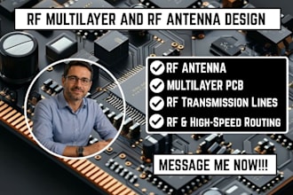 design rf multilayer pcb and antenna in altium with manufacturer ready gerber