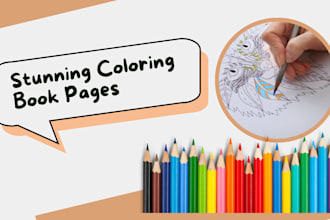design kdp coloring book, adult coloring book, puzzle book kids activity book