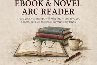 be your professional kindle ebooks or novel arc reader