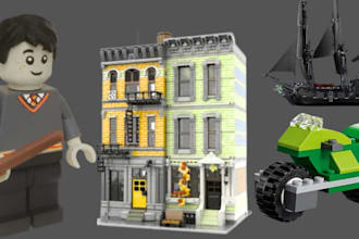 design custom lego moc 3d lego model in bricklink studio with pdf instructions