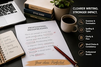 proofread your ebooks and novels or translate files