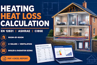 do en 12831 heat loss calculation for hvac heating design