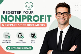 register your nonprofit and prepare 501c3 formation documents