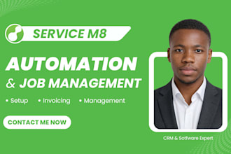 do servicem8 setup servicem8 forms servicem8 automation integration servicetitan