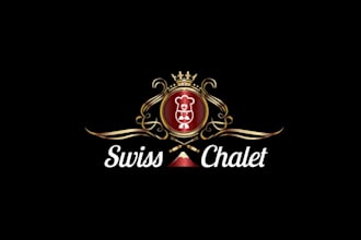 design street food brand swiss chalet logo
