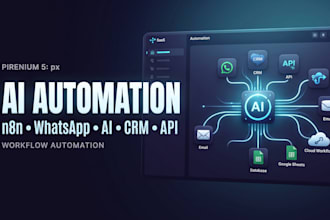 build ai automation,n8n,whatsapp,CRM and API integrations