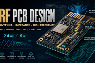 design rf pcb antenna impedance matching wifi wireless pcb