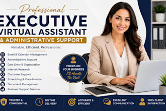 be your proffessional executive virtual assistant and administration