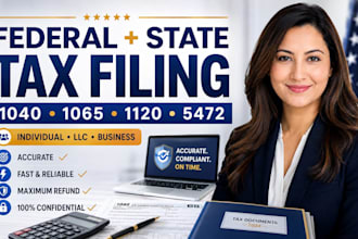 file your US federal and state tax return fast and accurately