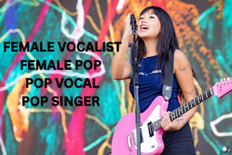 female pop singer female vocalist edm singer songwriter female singer lead song