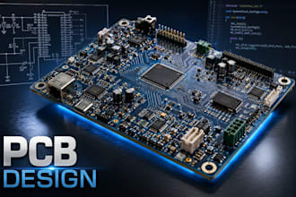 design professional pcb, schematic, layout and mcu firmware for embedded systems
