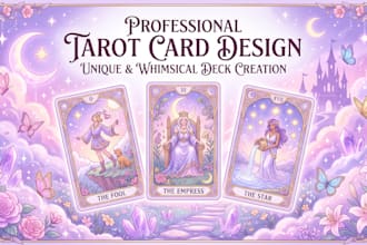 design custom tarot cards, oracle cards