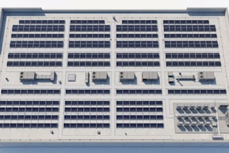 create solar panel layout, solar pv design and sketchup 3d model