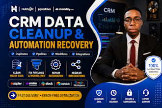 clean your CRM data fix duplicates repair automation and optimize workflows