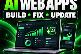 build and update ai websites and web apps