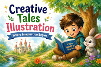 create children book illustrations and book illustrations