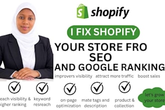 optimize your shopify store for SEO and google ranking