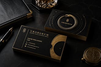 design professional and luxury business card