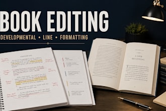developmental book edit memoir, line edit novel, format nonfiction children book